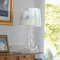 Bordlampe Bourgie LED dimbar transparent forfra