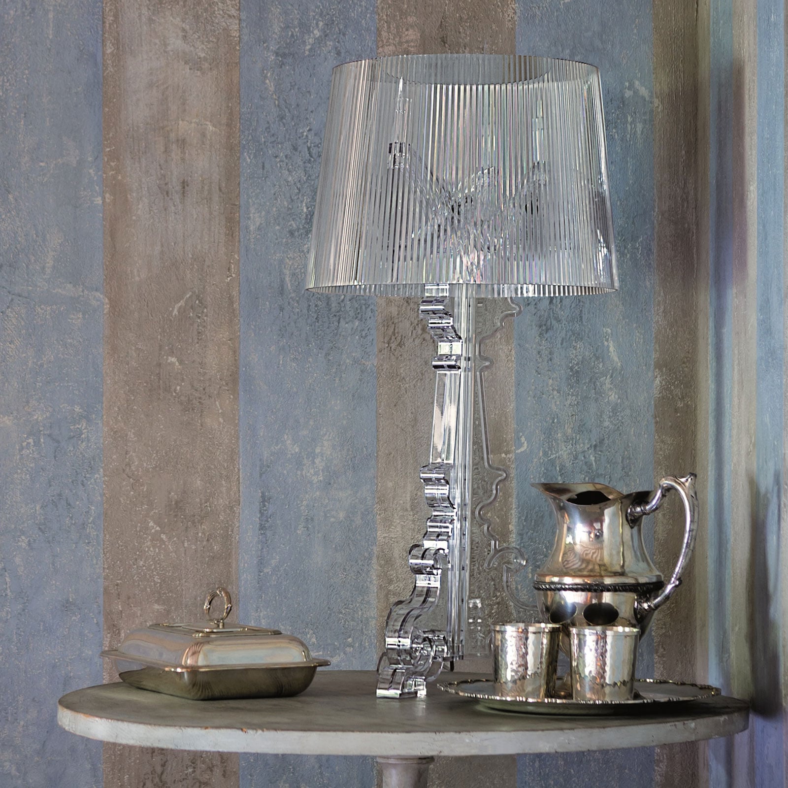 Detalj av Bordlampe Bourgie LED dimbar transparent
