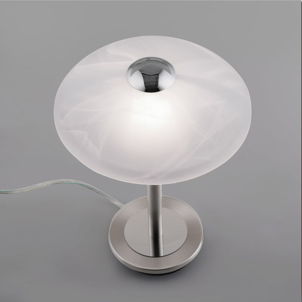 Bordlampe Enova opalglass berøringsdimmer G9 med berøringsdimmer