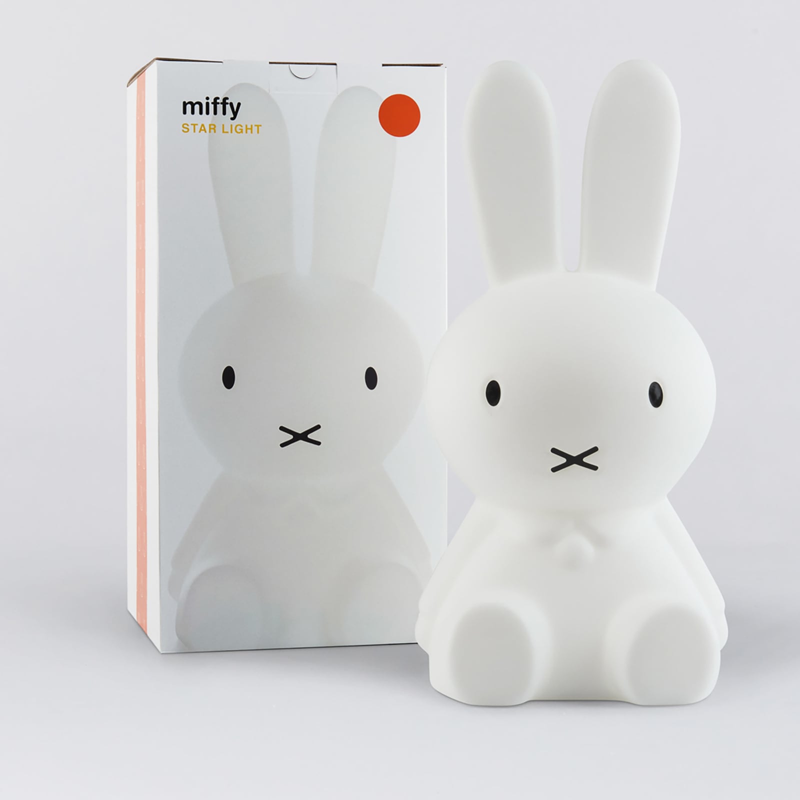 Bordlampe Miffy Star Light dimbar hvit 50 cm LED-lyskilde