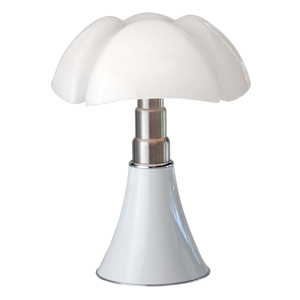 Bordlampe Minipipistrello med hvit opal skjerm bakside