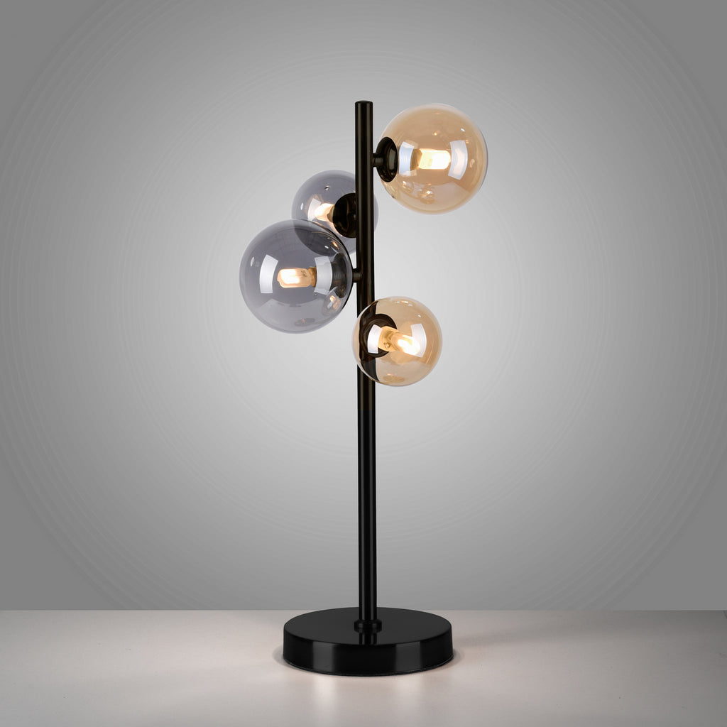 Bordlampe Popsicle glass svart/ravfarget 48 cm G9 nærbilde av bryter