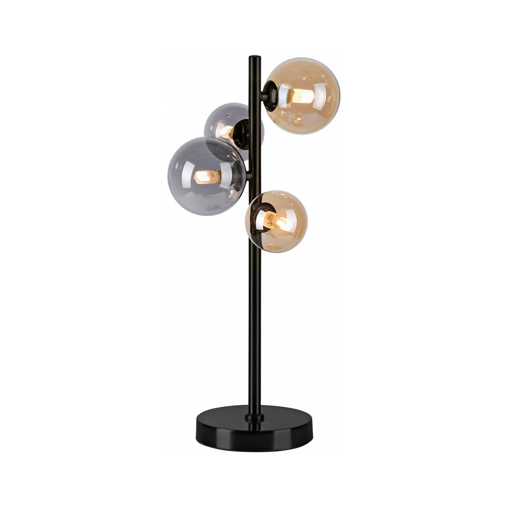 Bordlampe Popsicle glass svart/ravfarget 48 cm G9 detalj lampefot