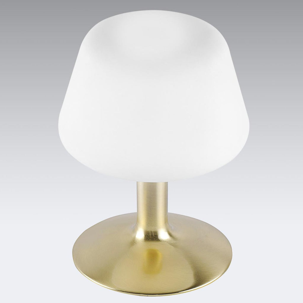Bordlampe Till dimbar glass matt messing 20 cm bakside