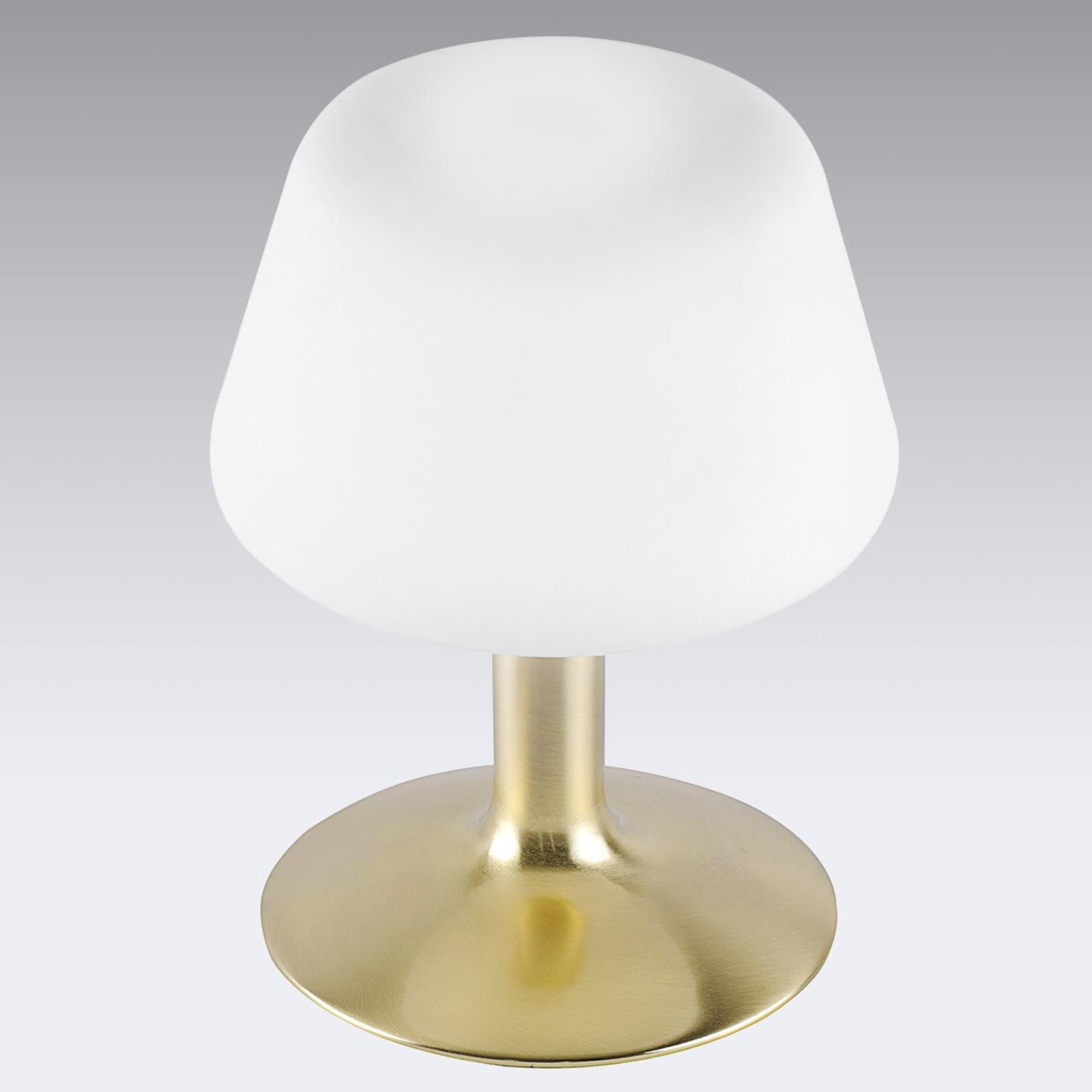 Bordlampe Till dimbar glass matt messing 20 cm bakside