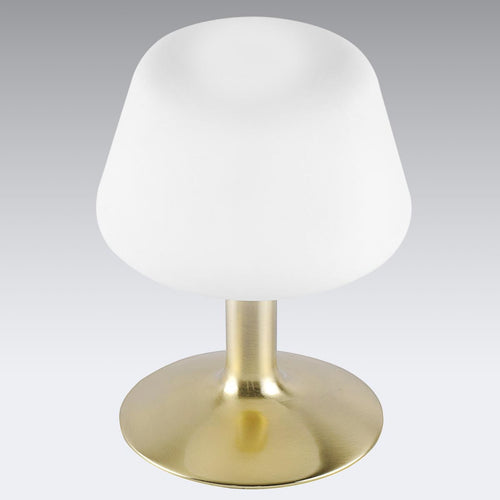 Bordlampe Till dimbar glass matt messing 20 cm bakside