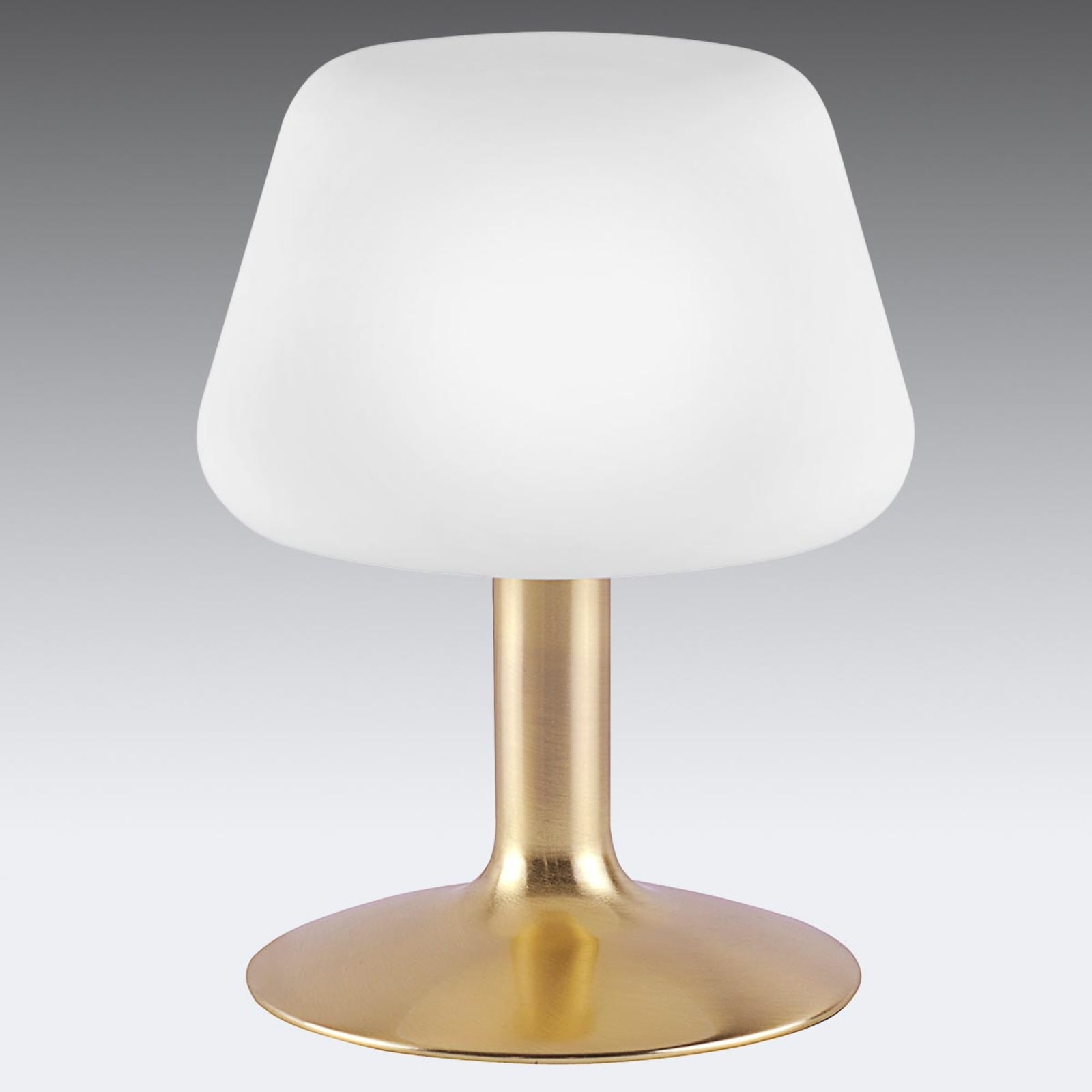 Bordlampe Till dimbar glass matt messing 20 cm detalj av touchdimmer