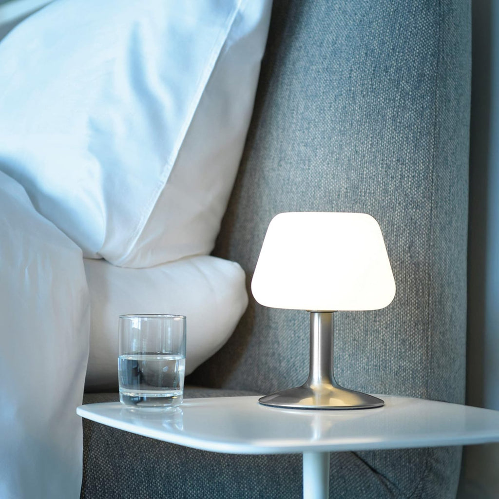 Bordlampe Till glass berøringsdimmer G9 Ø15 cm bakside