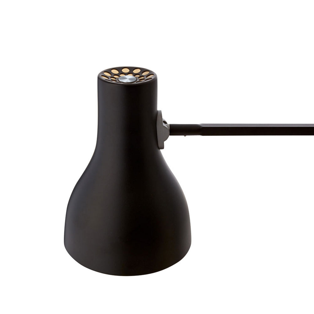 Justerbar høyde på bordlampe Type 75 aluminium svart E27
