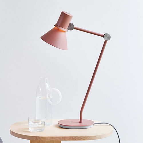 Bordlampe Type 80 rosa aluminium E27 h70 cm bakside