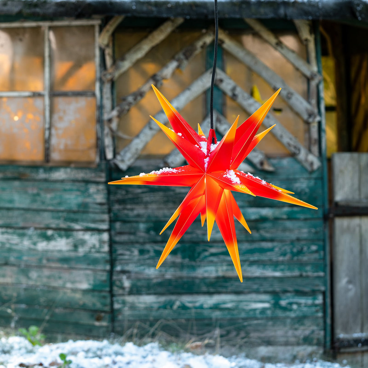 Dekorstjerne 18 takker Ø40 cm utendørs IP44 - STERNTALER