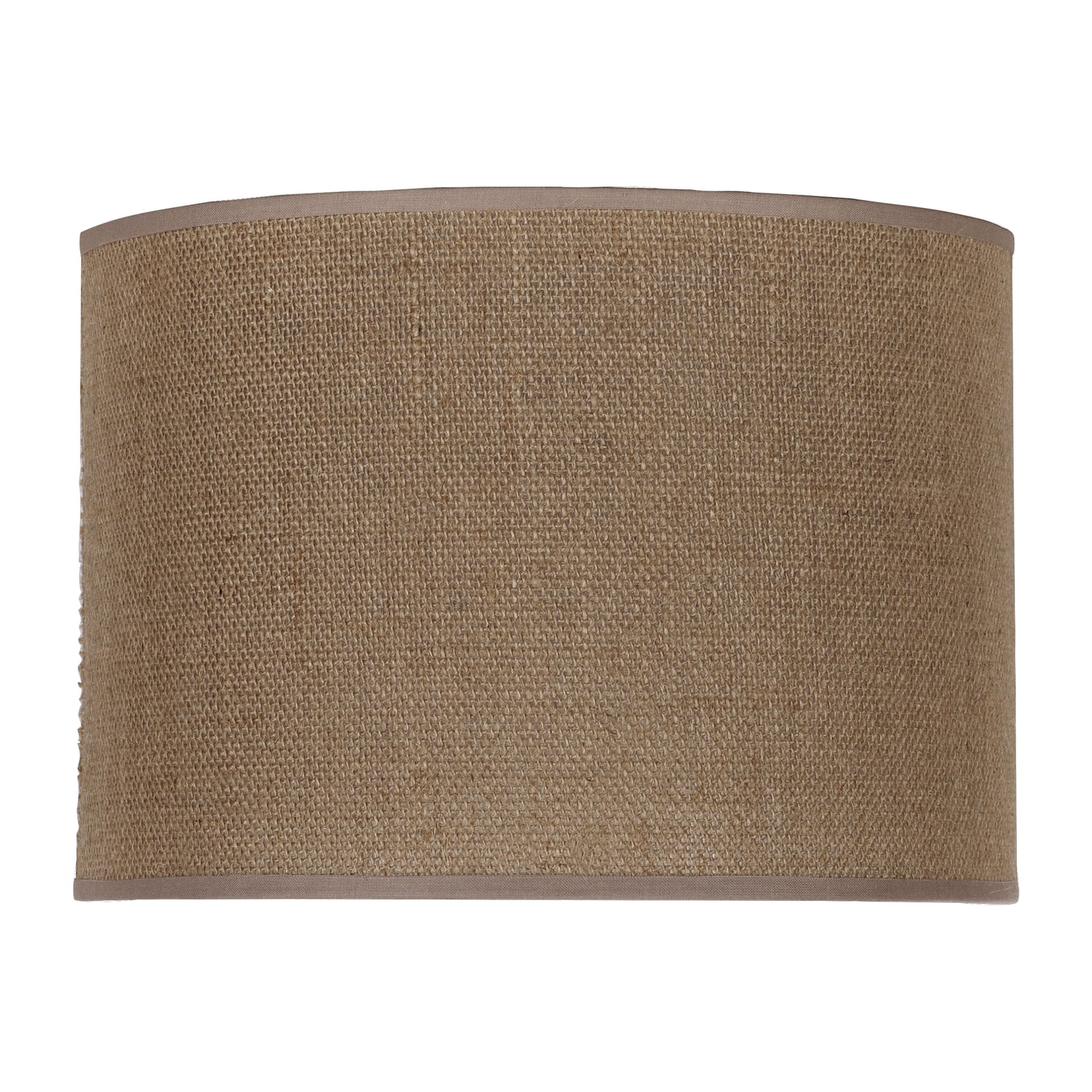 Detalj av Lampeskjerm Roller jute lysebrun materiale