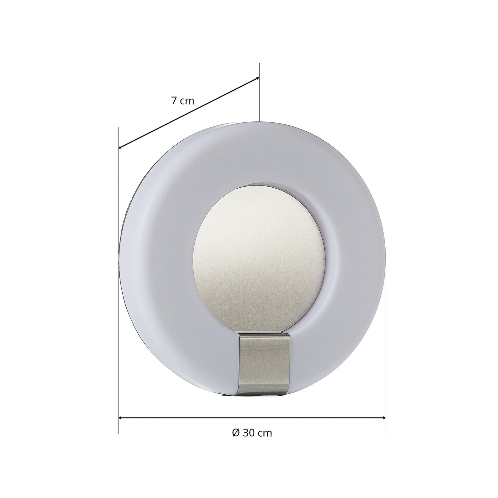 Detalj av LED husnummerbelysning Marchesa-C Bluetooth