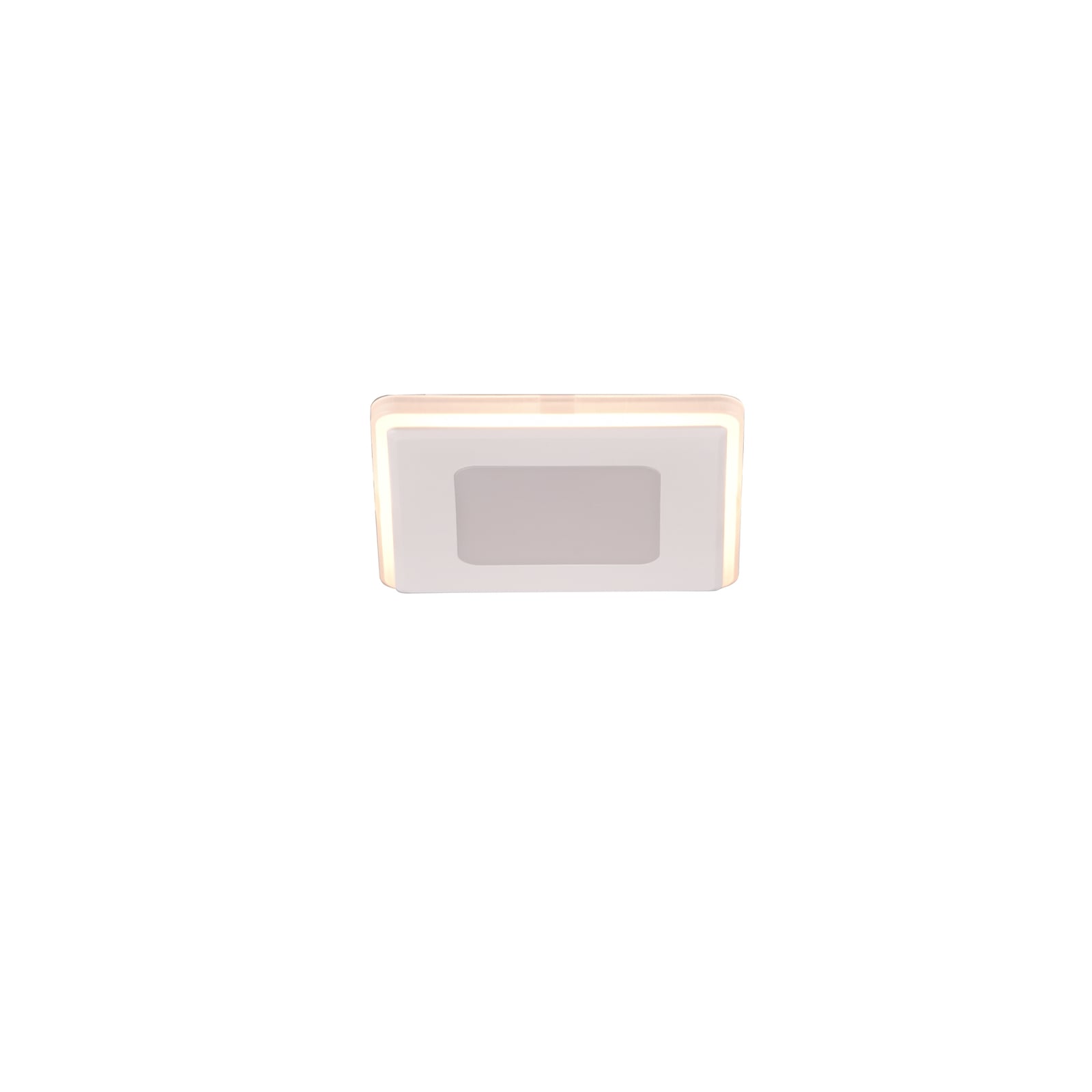Detalj av LED innbyggingsspot Nimbus IP44 8,5x8,5 cm 5W varmhvit