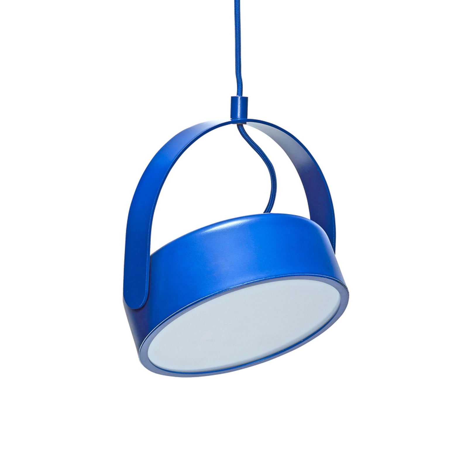 Detalj av LED pendellampe Stage jern blå 30W 3000K