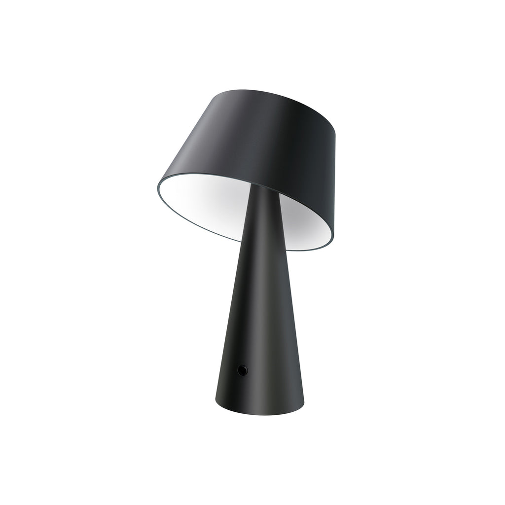Detalj av LED solcellebordlampe Lirinor dimmebryter