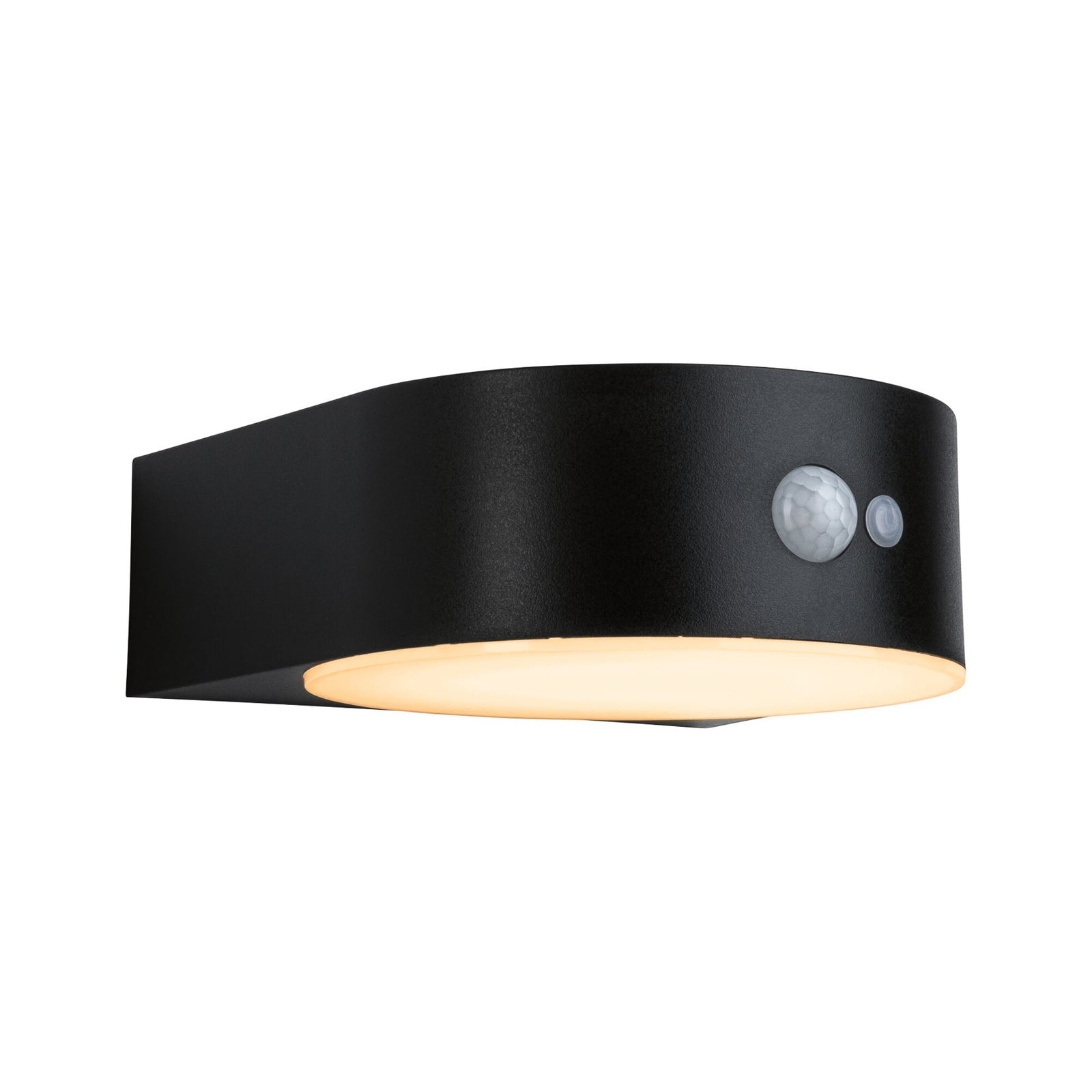 Detalj av LED solcellevegglampe Eileen med bevegelsessensor IP44