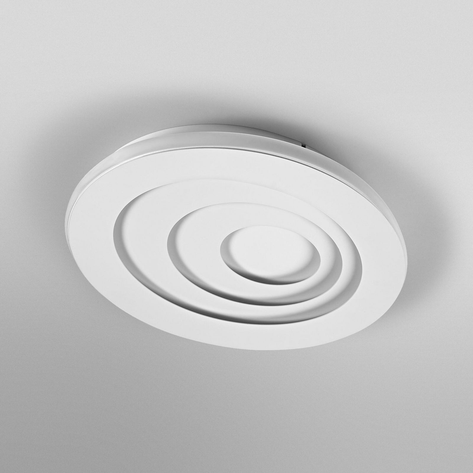 Detalj av LED taklampe ORBIS SPIRAL oval hvit