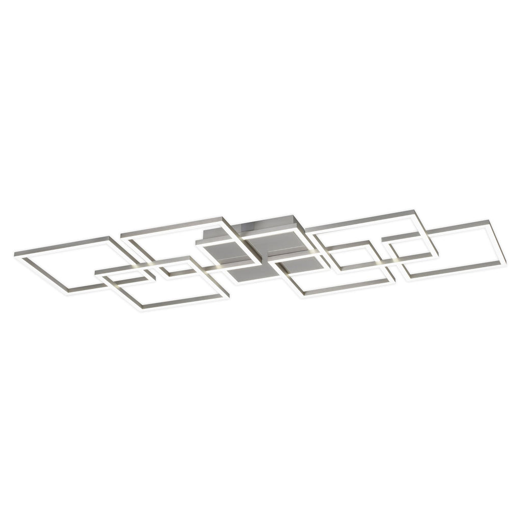 Detalj av LED taklampe Q-INIGO dimbar CCT aluminium