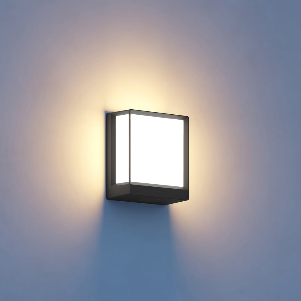 Detalj av LED utevegglampe L 40 C antrasitt Bluetooth IP54