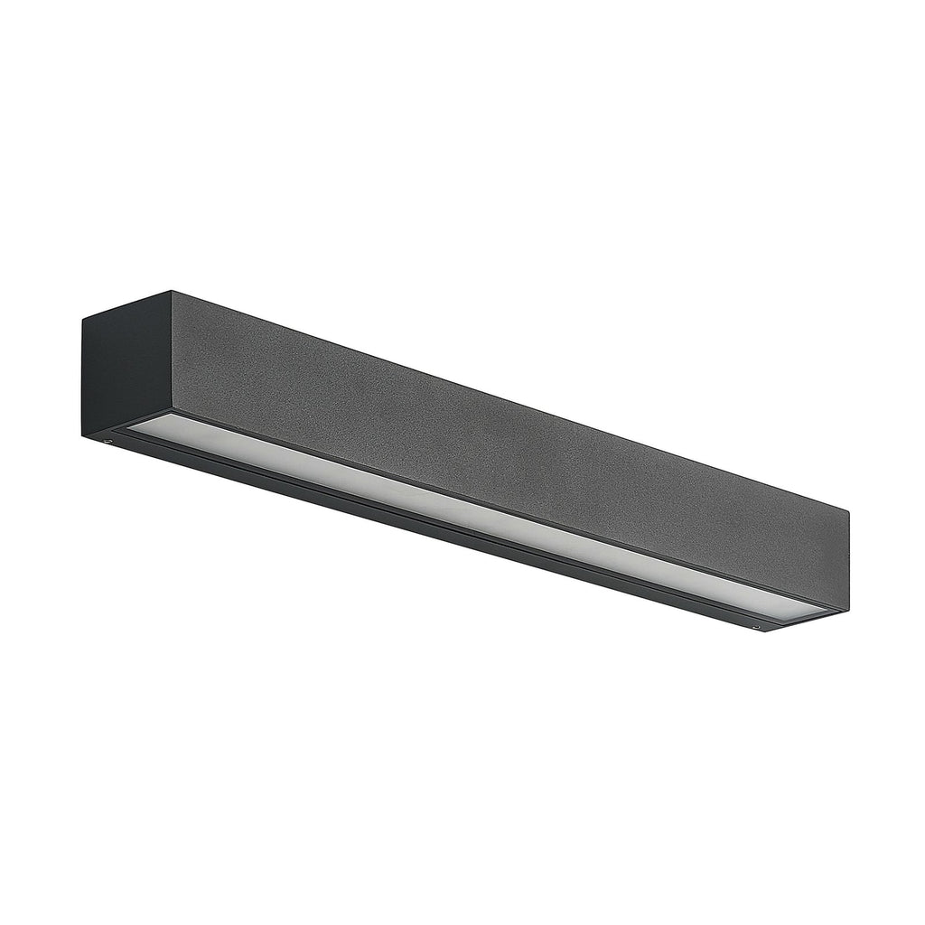 Detalj av LED utevegglampe Lengo 2-lys antrasitt