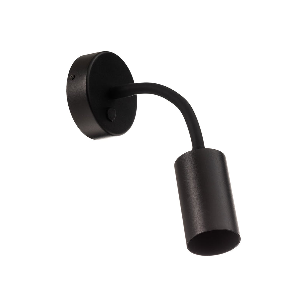 Detalj av Vegglampe Eye Flex S dimbar GU10 stål svart