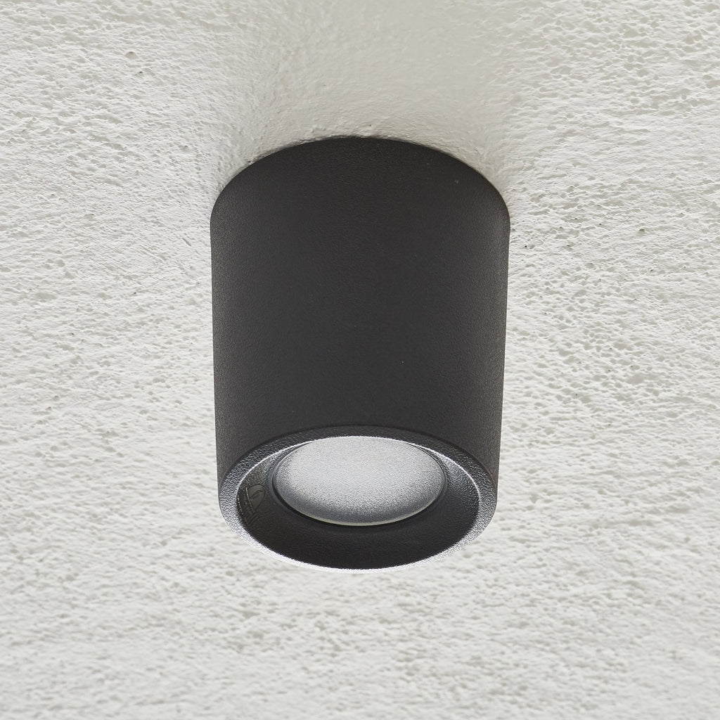 Downlight Livia svart bakside detalj