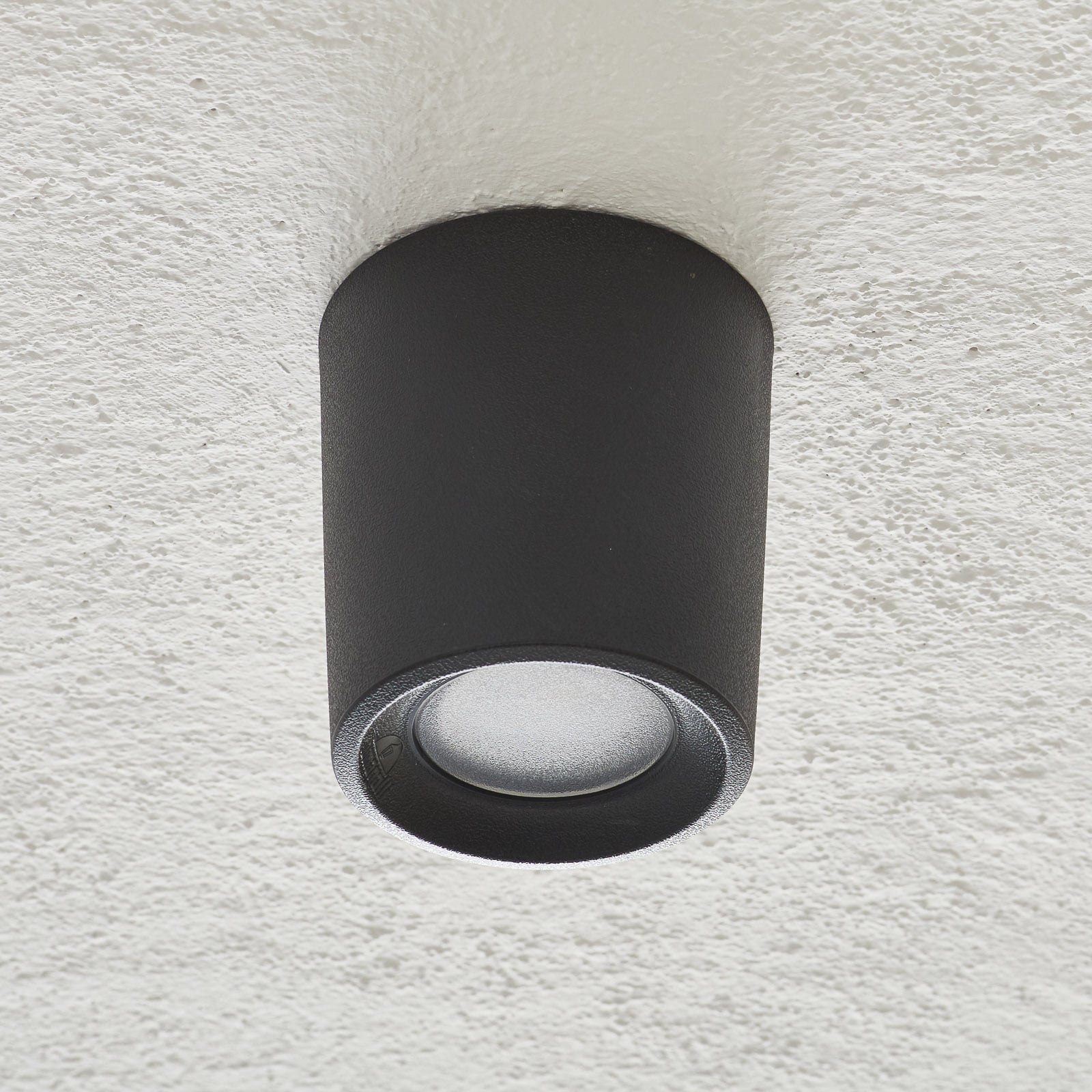 Downlight Livia svart bakside detalj