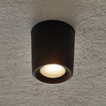 Downlight Livia svart forfra med GU10 LED