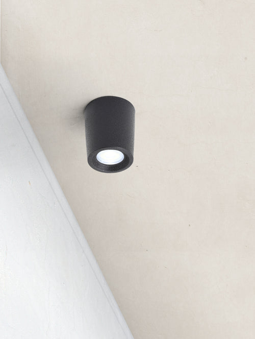 Downlight Livia svart G9 Ø6 cm 4000K IP55 bakside
