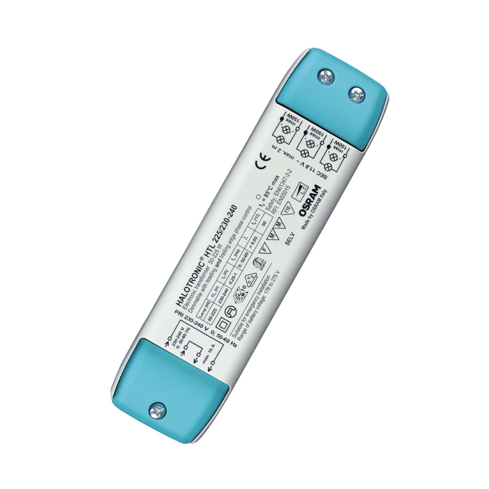 Elektronisk transformator Halotronic Professional HTL 225VA dimbar - OSRAM for effektiv belysning