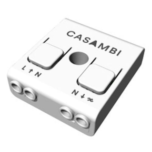 Faseuttgangsdimmer Casambi hvit aluminium - Stilnovo sett forfra