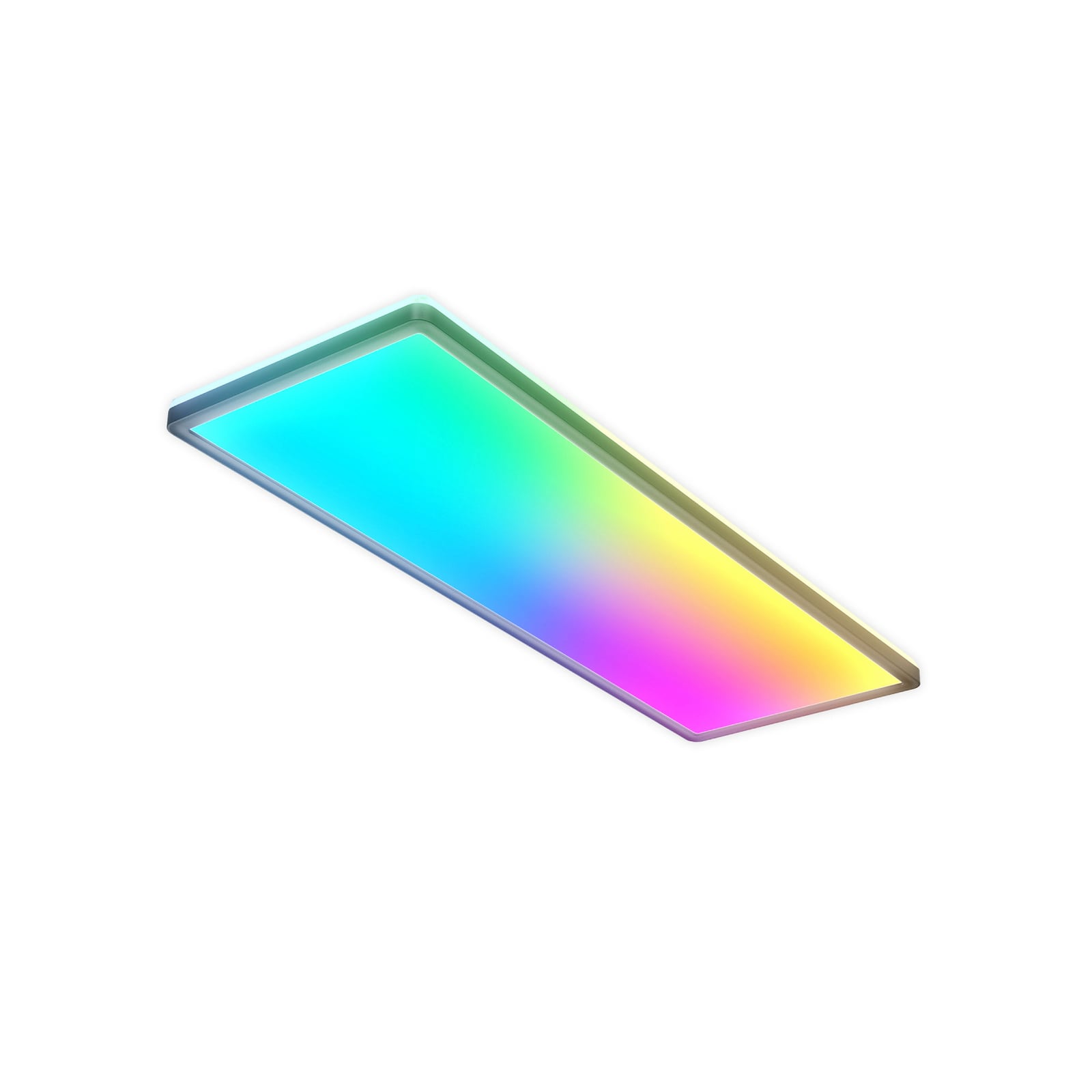 Nærbilde av fjernkontroll til LED-panel Slim RGBW dimbar med fjernkontroll svart 58x20 cm