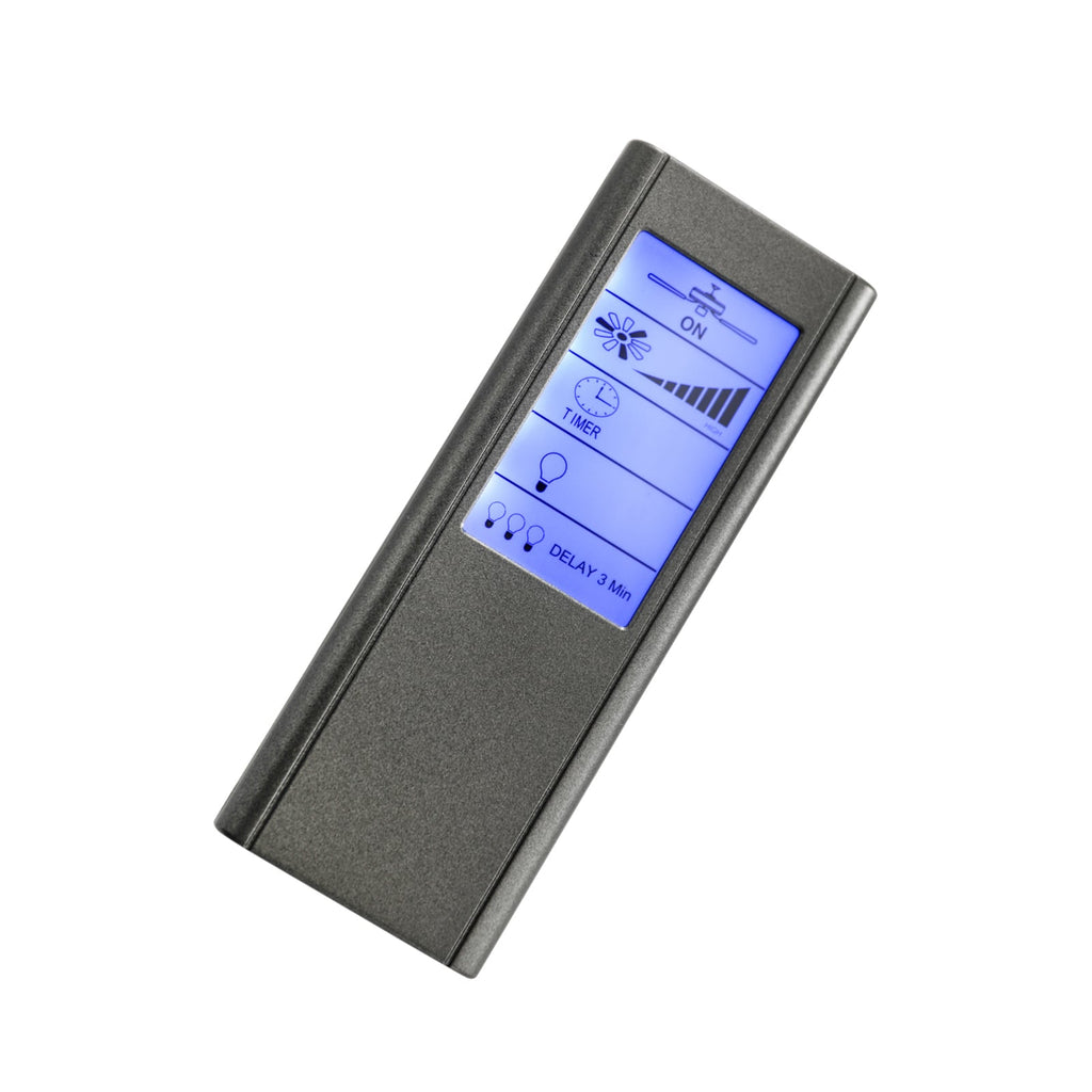 Fjernkontroll for takvifte med dimming LCD Touch - CasaFan bakside