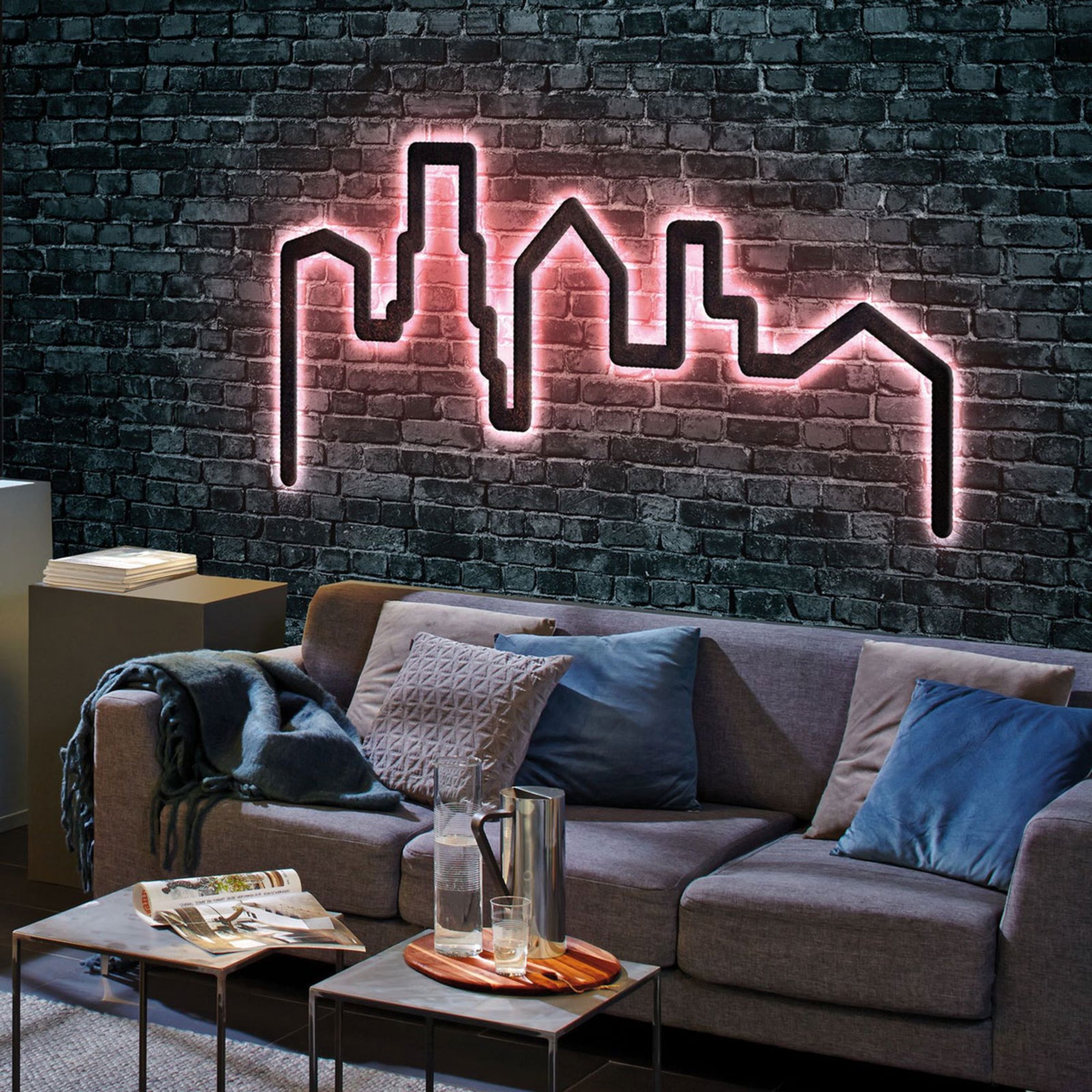 FlexLED 3D LED-stripe sett RGB 500 cm dimbar visning av bøyning