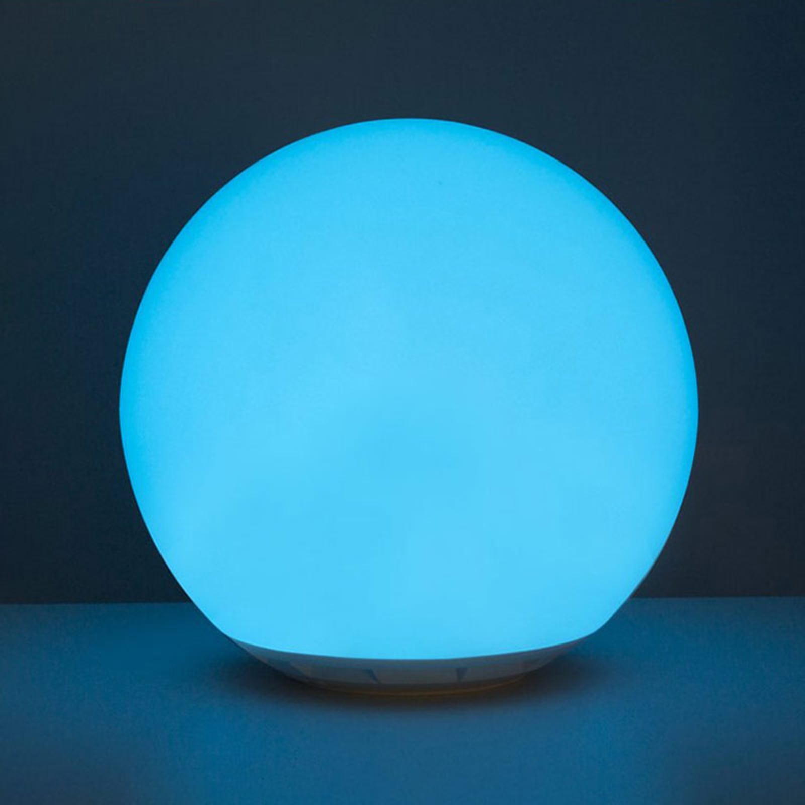 Detalj av Flytende solcelledrevet LED-lyskule Globo IP67 RGBW Ø30 cm