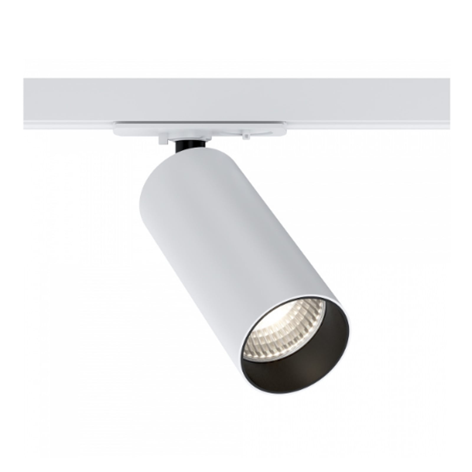 Focus LED-spot for skinnesystem dimbar hvit 12W 4000K forfra