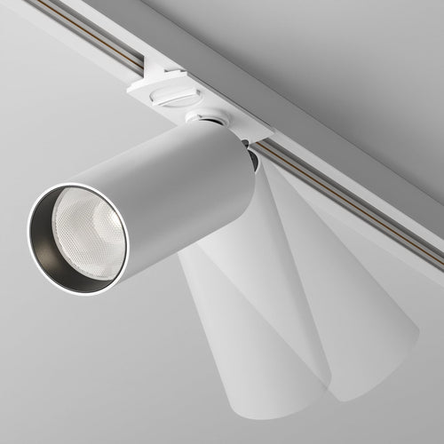 Focus LED-spot for skinnesystem dimbar hvit 12W 4000K bakside