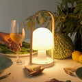 FollowMe oppladbar LED bordlampe svingbar 29 cm - MARSET forfra