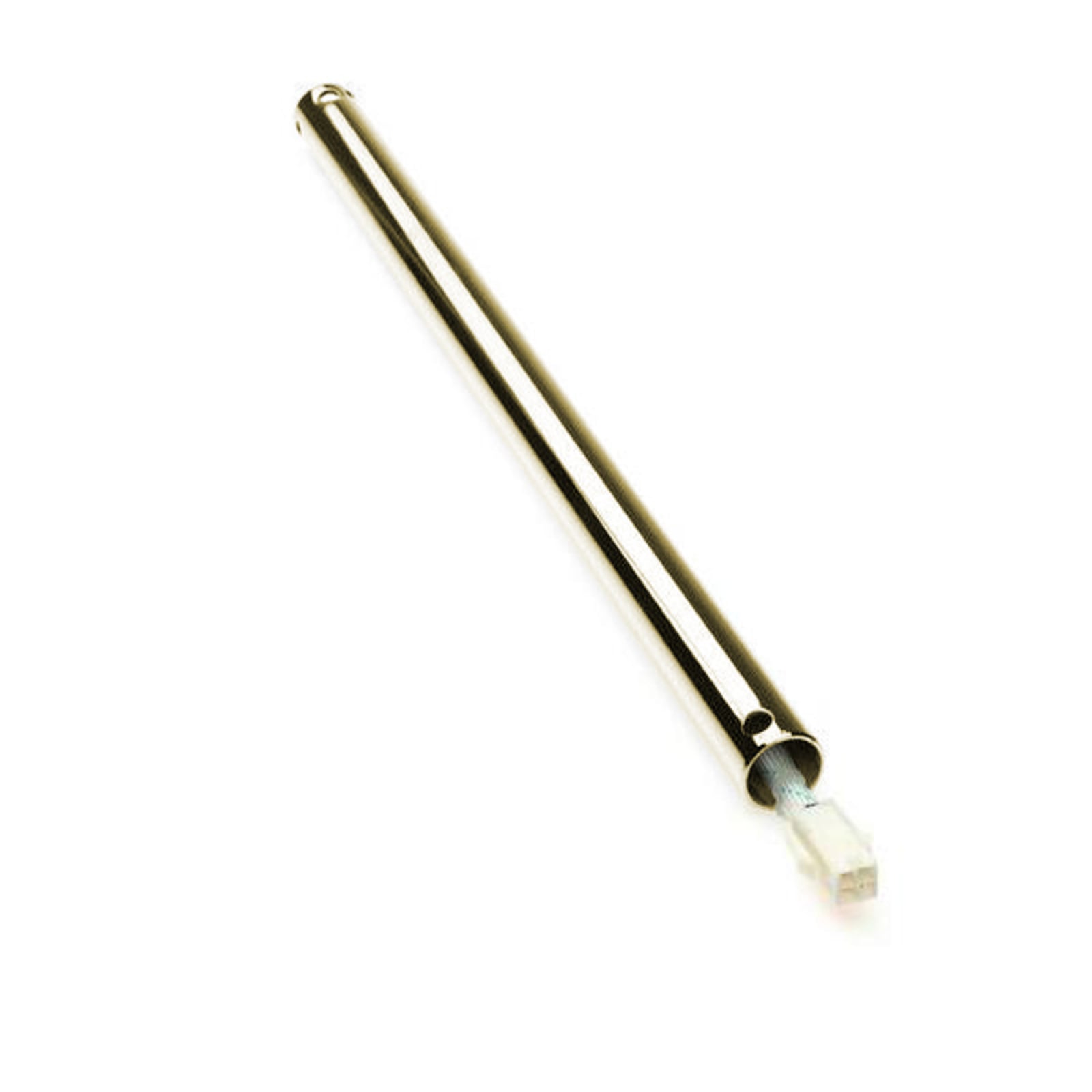 Forlengerstang 46 cm polert messing for takvifte fra Westinghouse forfra