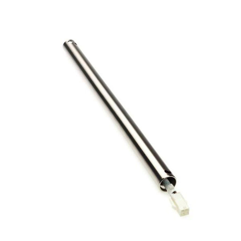 Forlengerstang for takvifte 46 cm krom metall forfra