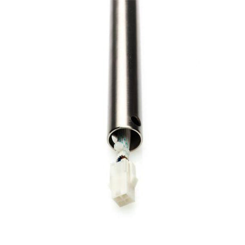 Detaljbilde av forlengerstang for takvifte 46 cm krom metall