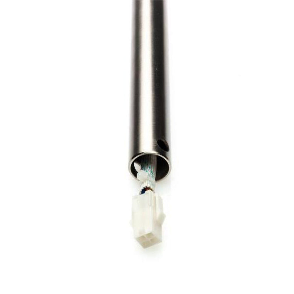 Detaljbilde av forlengerstang for takvifte 46 cm krom metall