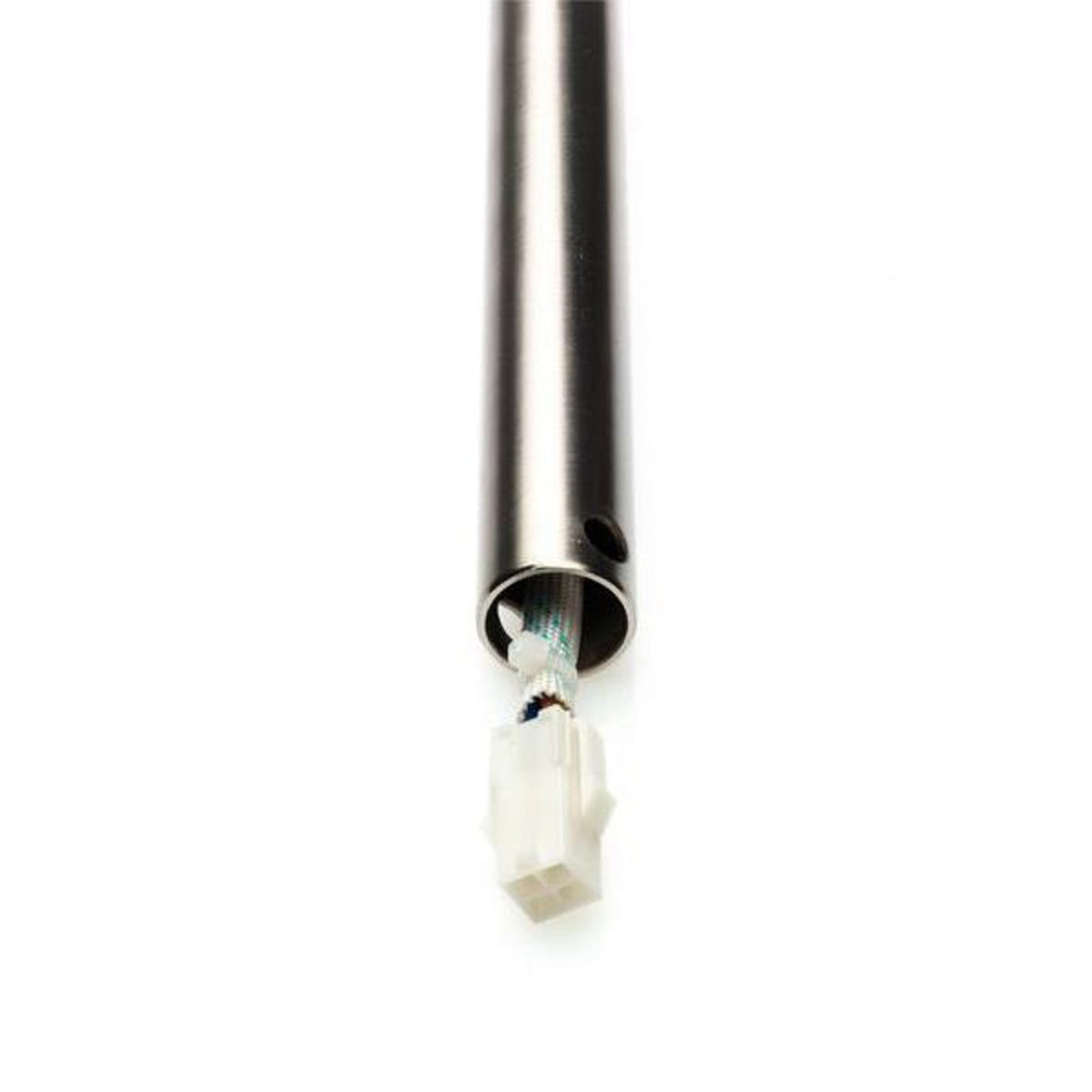 Detaljbilde av forlengerstang for takvifte 46 cm krom metall