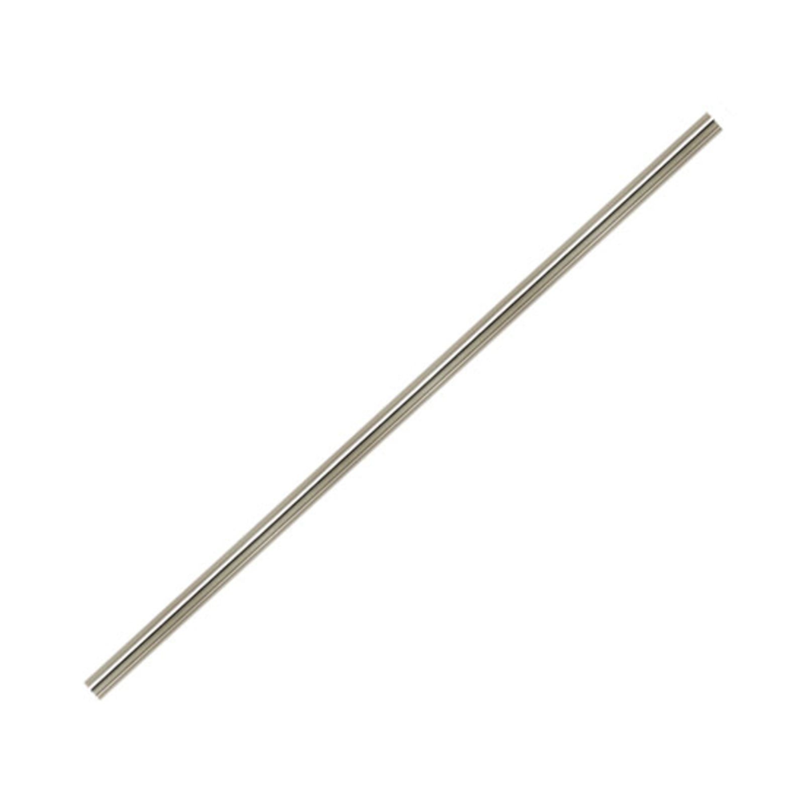 forlengerstang for takvifte børstet krom 60 cm - casafan forfra