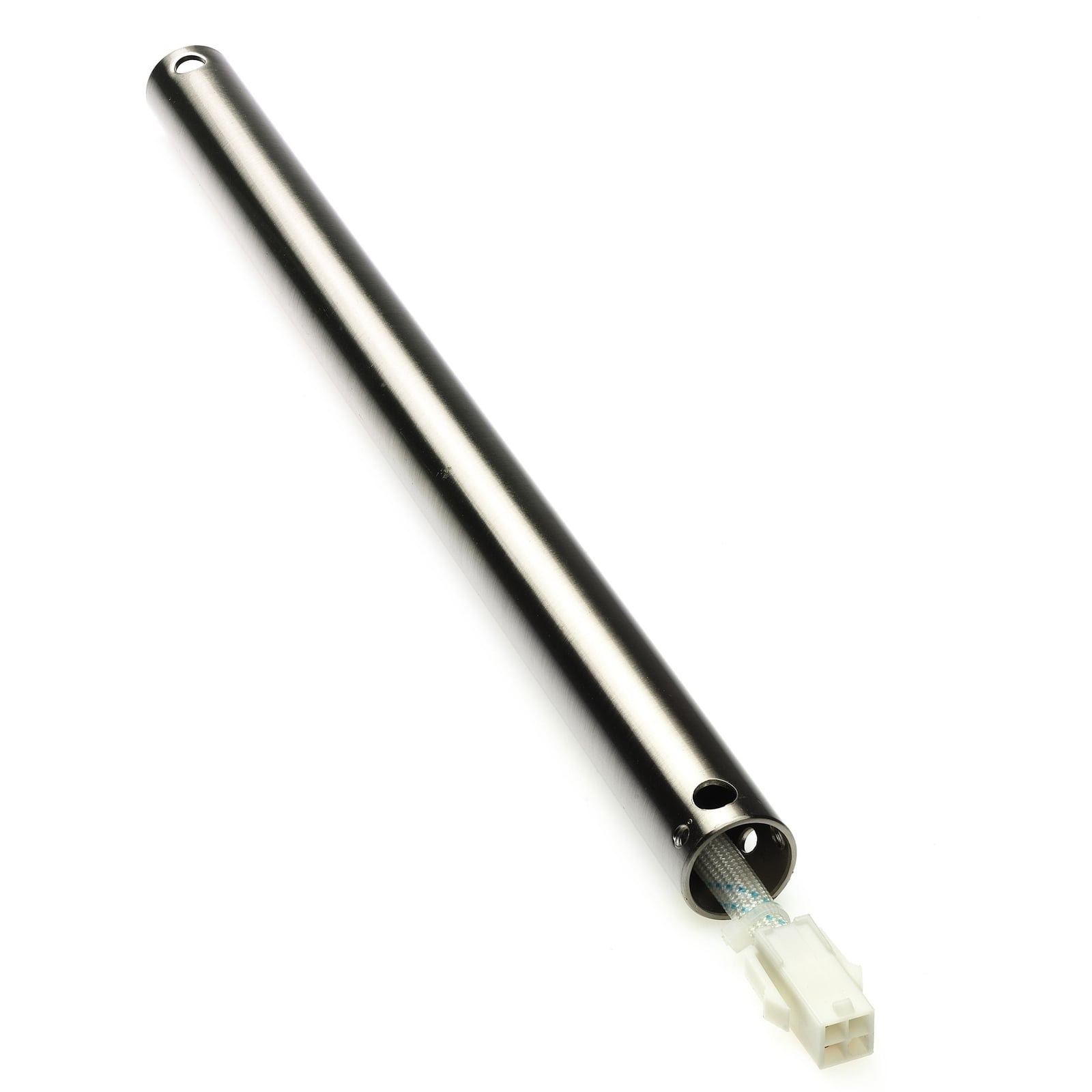 Forlengerstang for takvifte børstet nikkel 46 cm Ø2,2 cm - Westinghouse forfra