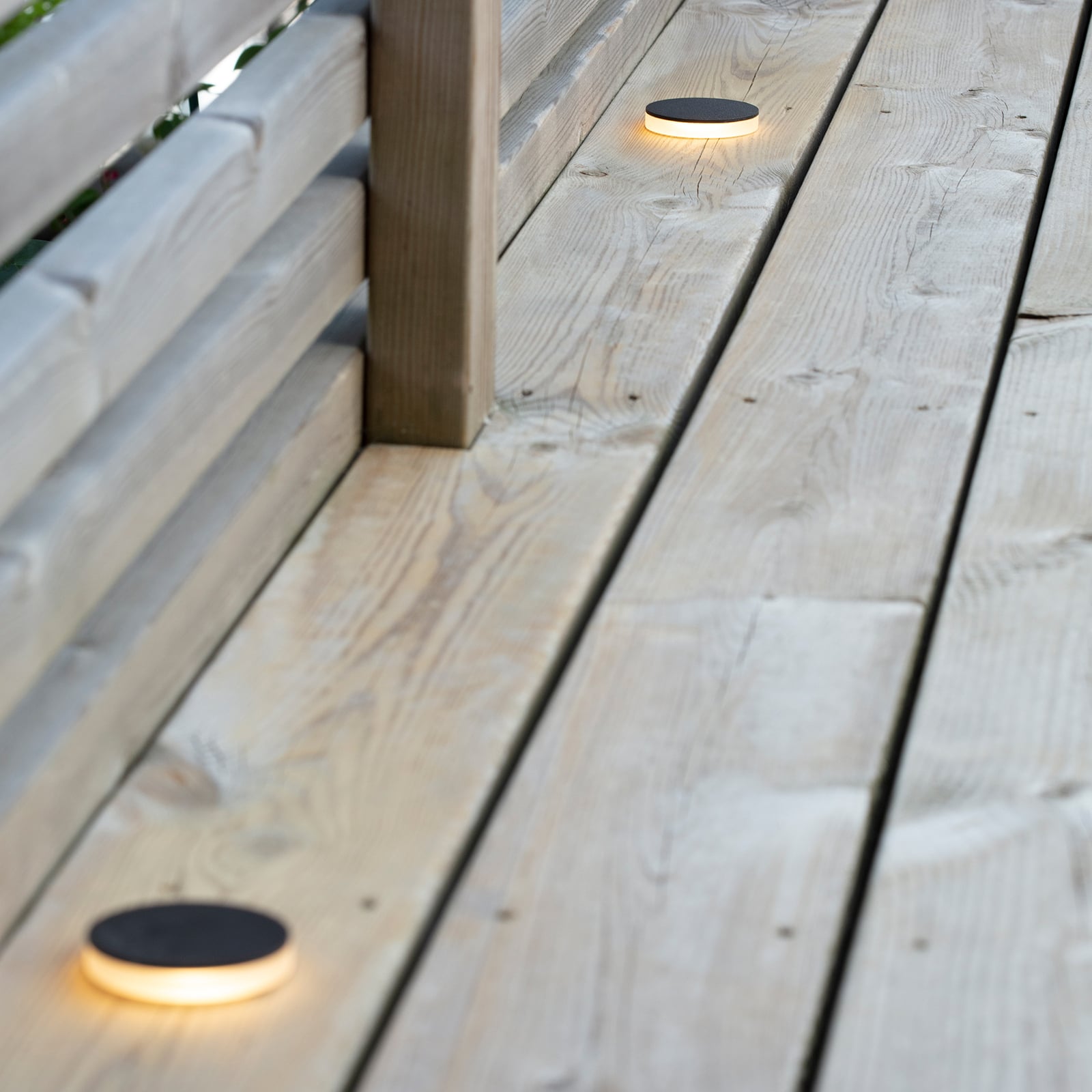Detalj av Garden 24 bakkespot LED sidelys svart 3W Ø6 cm IP44