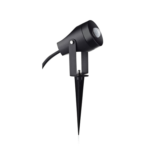 Bakside av Garden 24 bevegelsessensor med jordspyd svart IP44