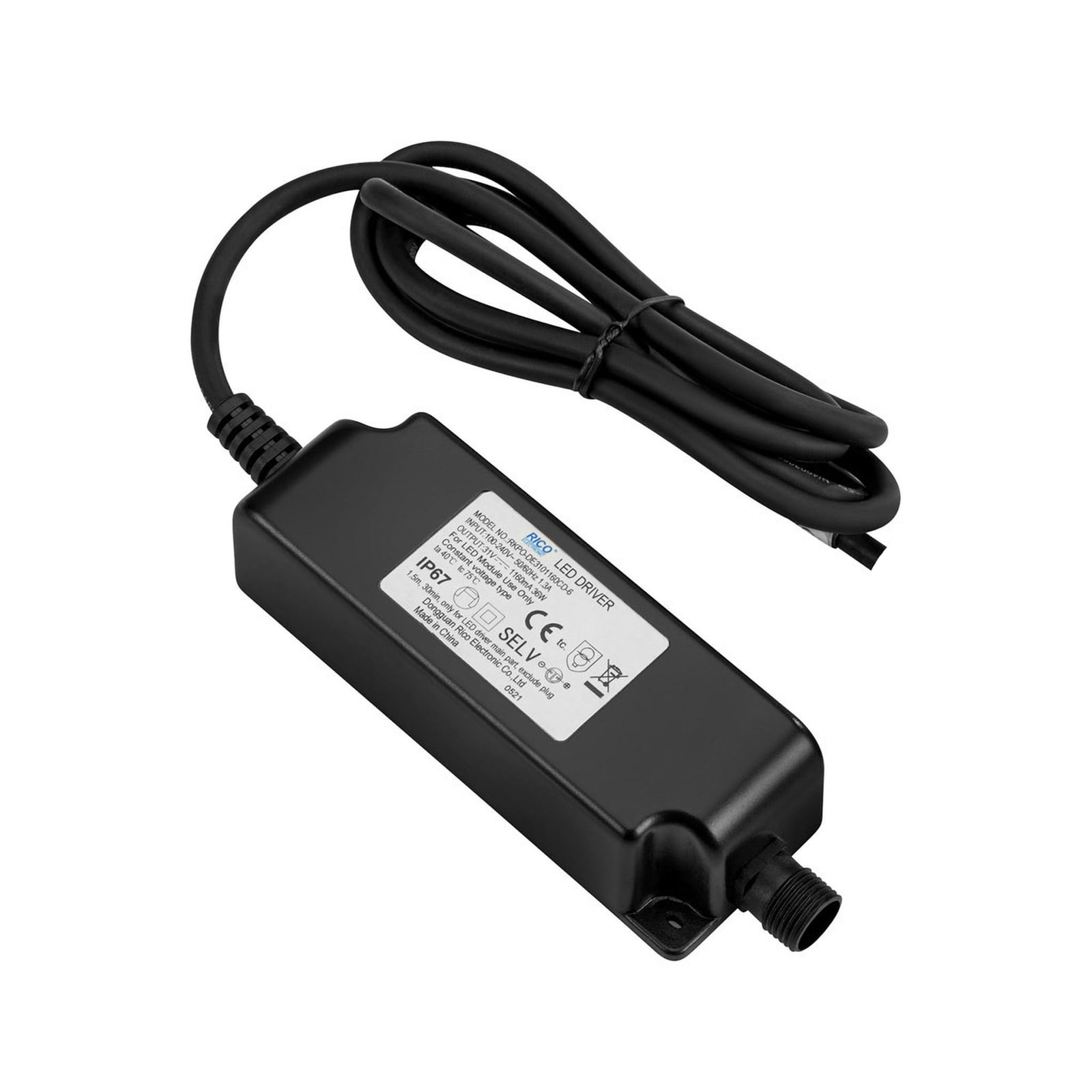 Garden 24 transformator 60W 24V IP44 svart for hagebelysning