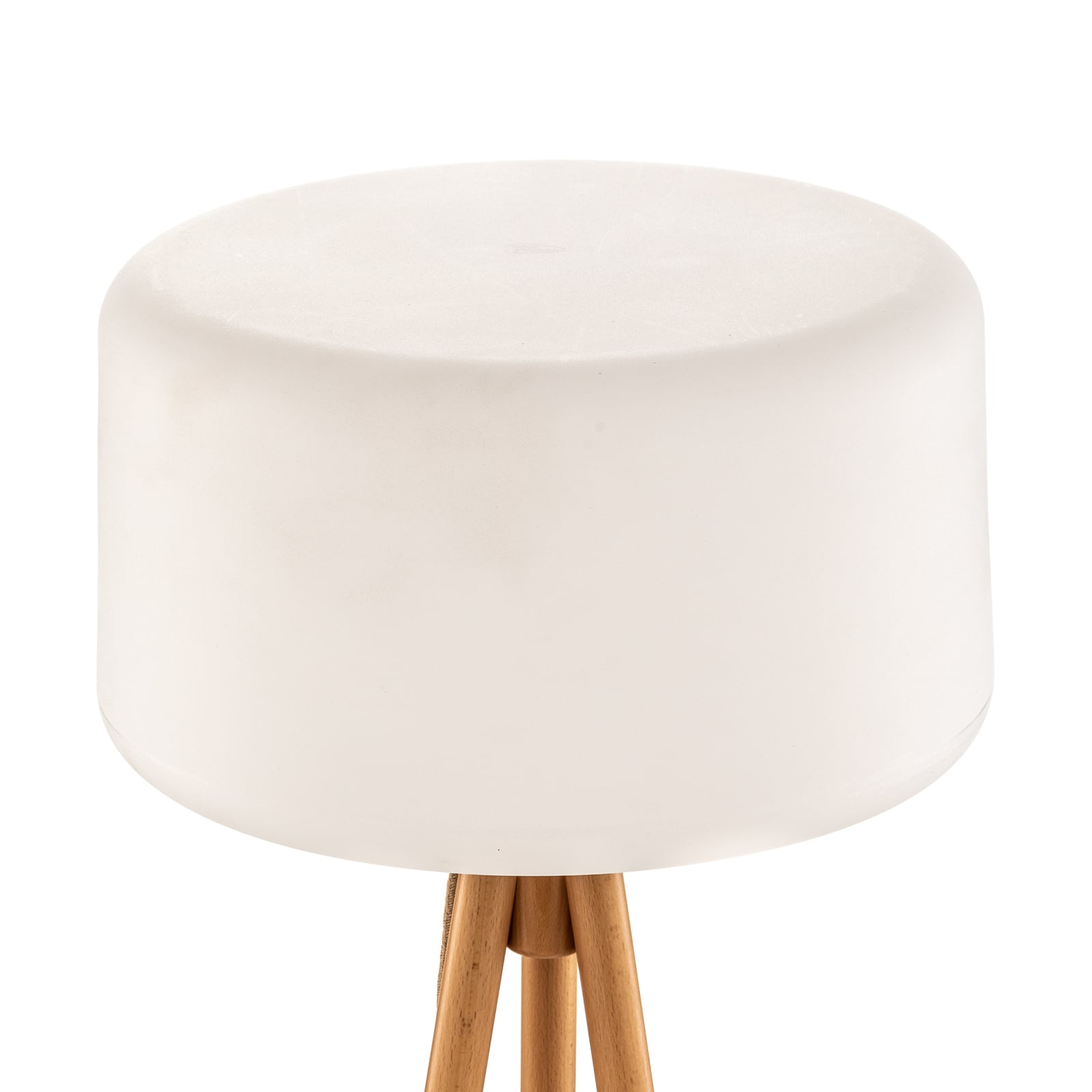 Gulvlampe Chloe trebein tre hvit IP65 dimbar 140 cm lysmodus varm hvit